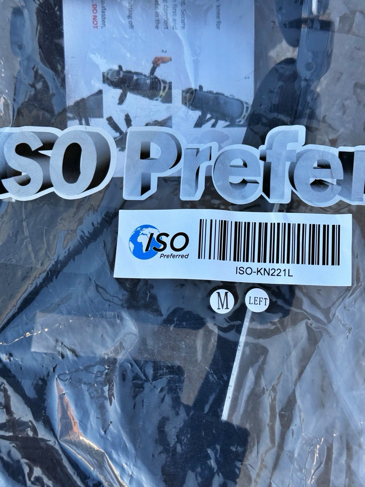 ISO Preferred OA Dual Upright ROM Hinge Knee Brace Post-Op Ligament M/LT