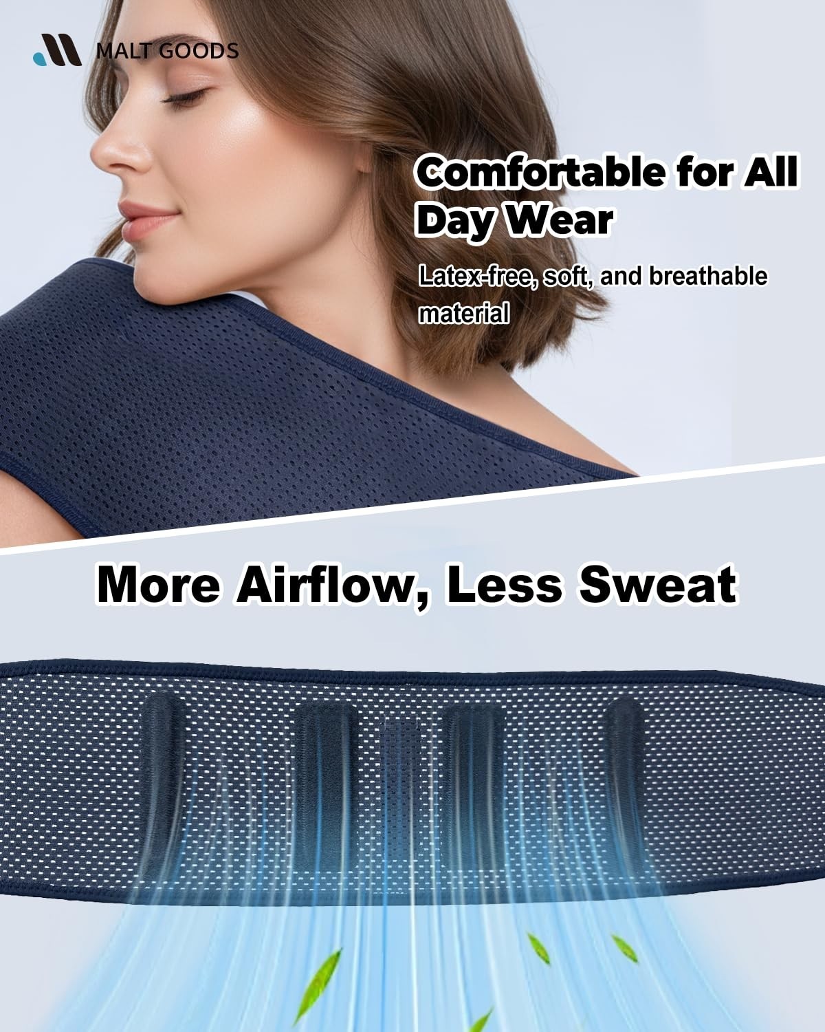Widened SI Joint Support Belt with 3D Massage Pads – Anti-Slip Sacroiliac Brace