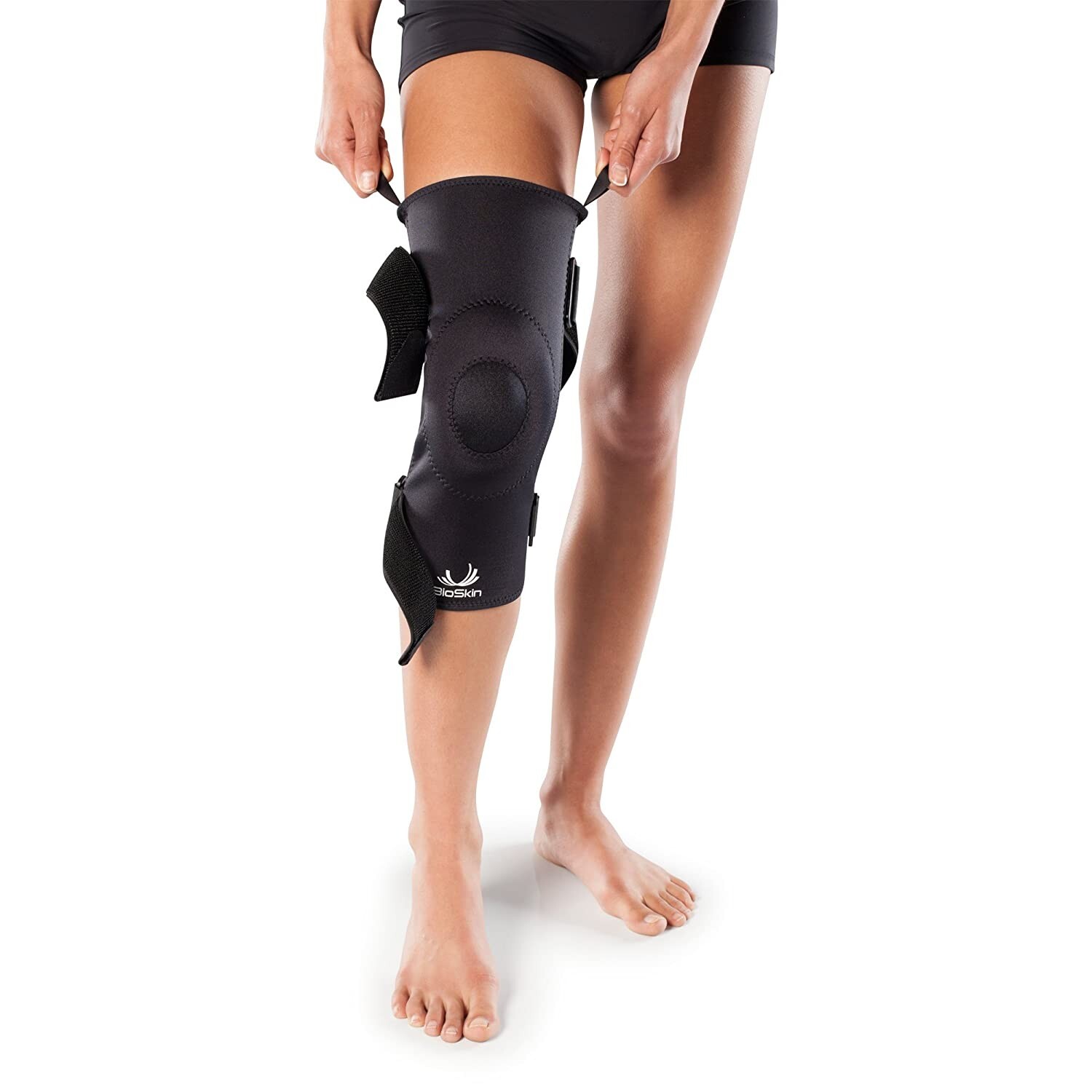 Bioskin Visco Stratus 61712 Knee Skin Knee Brace with straps Medium packaged new