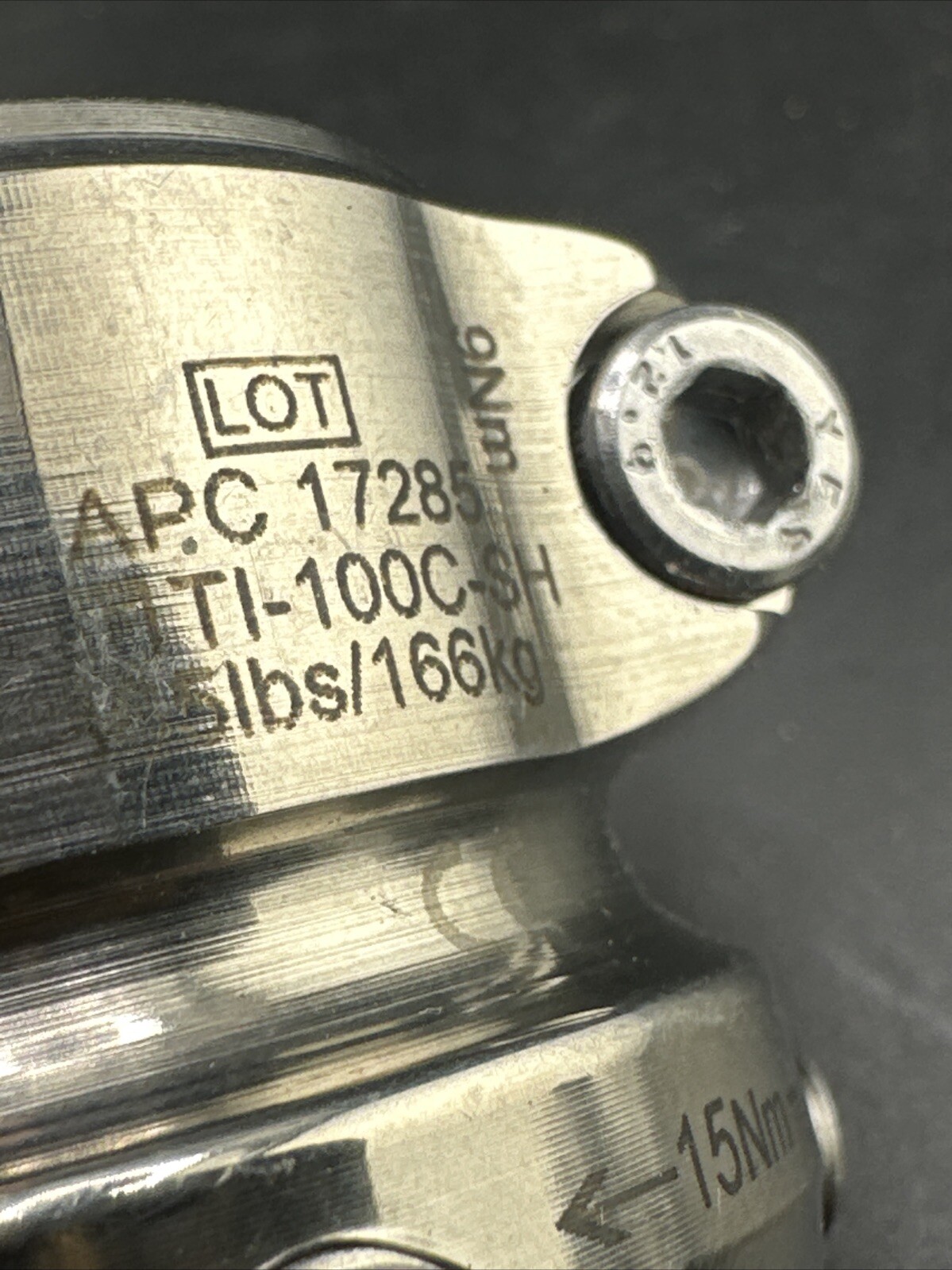 APC Short 30mm Diameter Prosthetic Tube Clamp. Titanium, TI-100C-SH.
