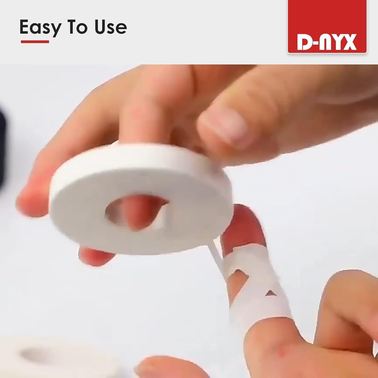 D-NYX Finger Tape Hand Tape White 0.3 inch Rock Climbing BJJ Jiu Jitsu MMA