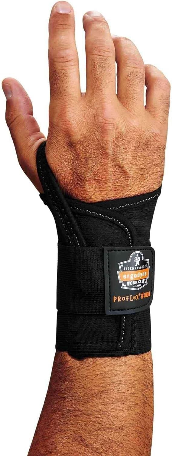 Tenacious Ergodyne Work Gear Unisex Sz L Black Right Proflex 4000 Wrist Support