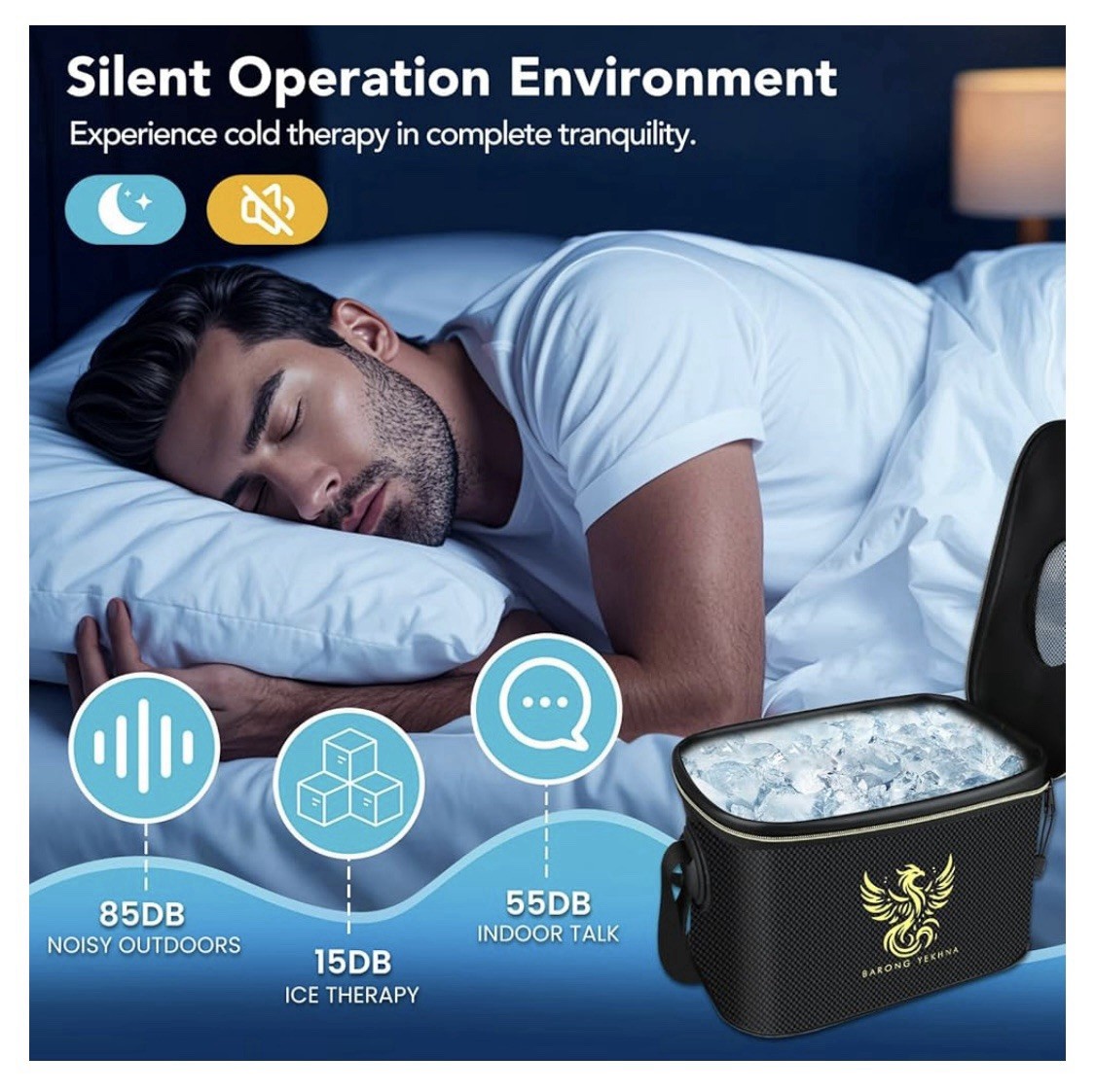 Portable Ice Machine for Knee & Joint Recovery – 12hr Cryotherapy System