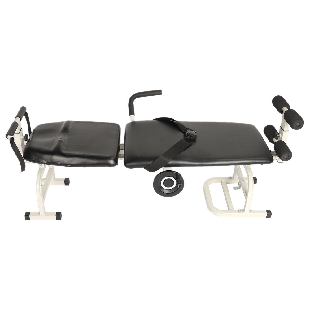 Cervical Spine Lumbar Traction Bed Back Pain Therapy Massage Stretching Table