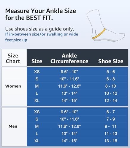 Ankle Brace Quick Lace Up Support with Auto-Shaped Pads Air Fabric Stabilizer