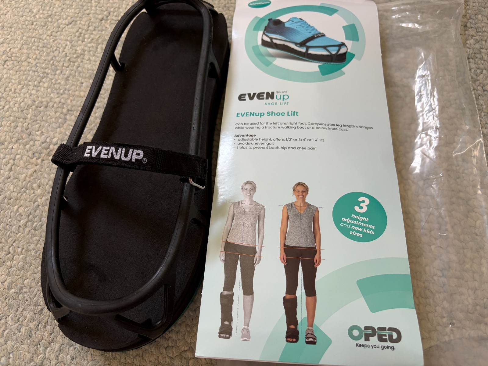 VACOped Achilles Walking Boot (Medium) + EvenUp + Night Splint