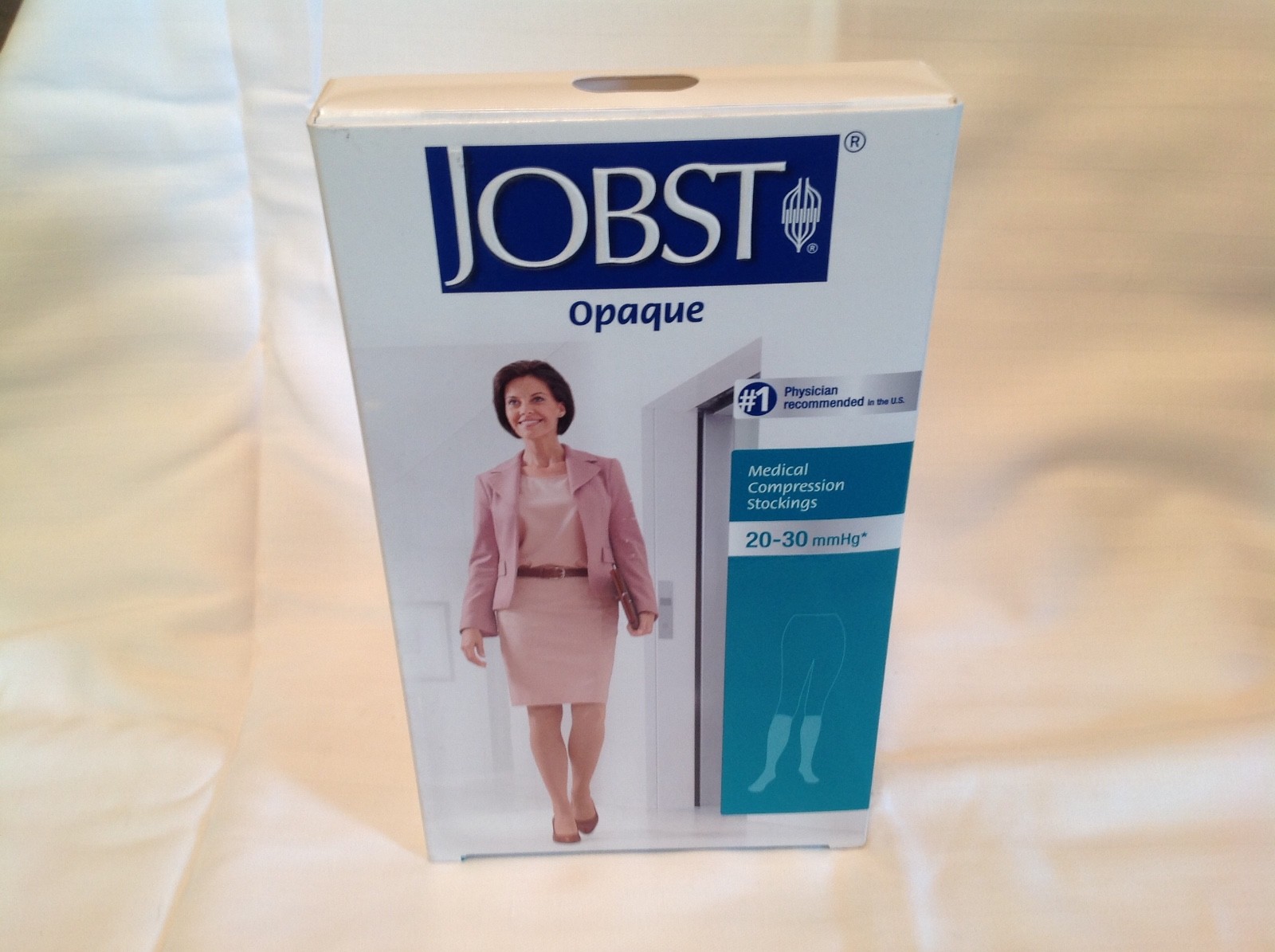 JOBST Medical LegWear Knee High 20-30 mmHg Opaque Medium Silky Beige 1 Pair