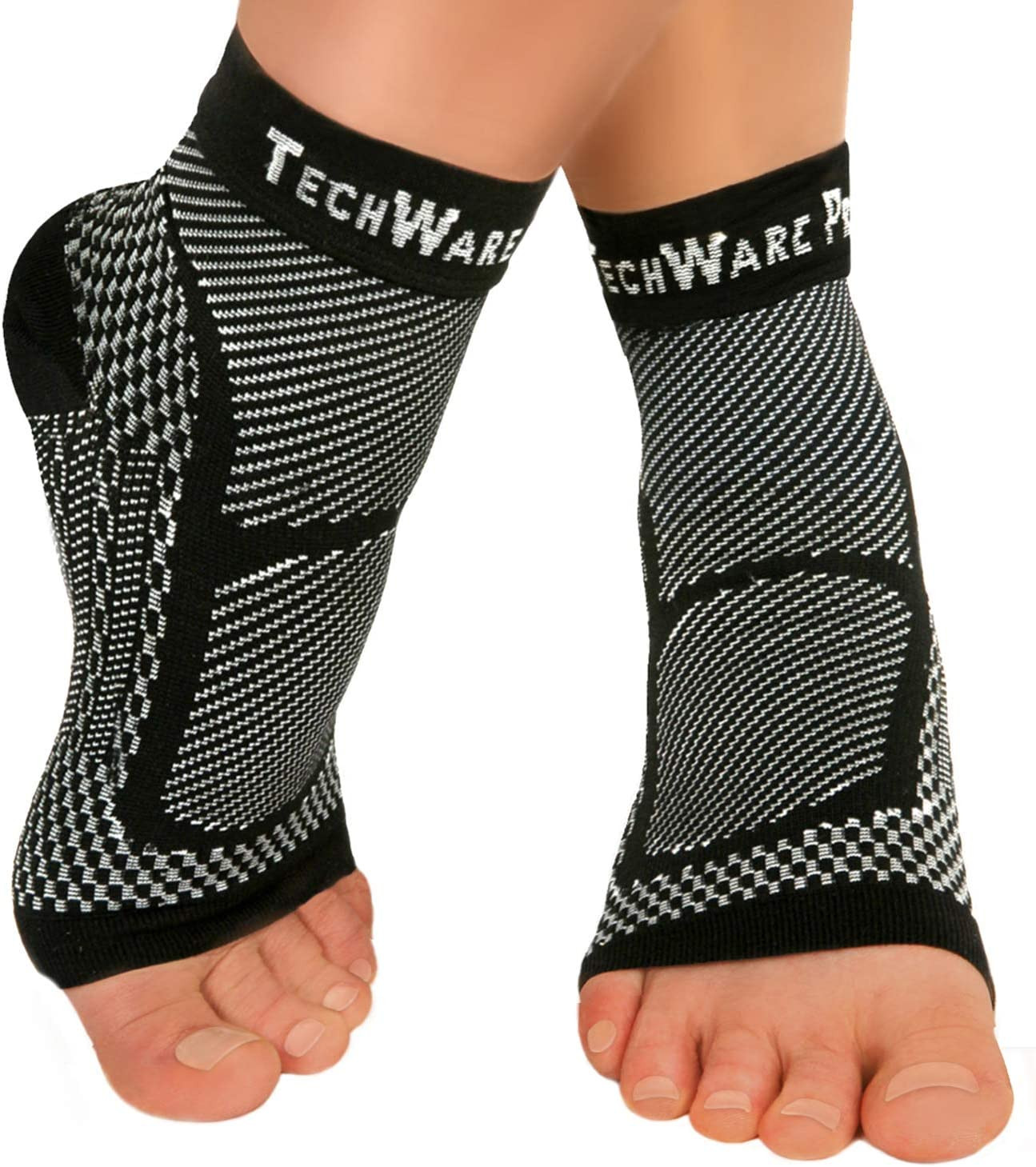Ankle Brace Compression Sleeve – Relieves Achilles Tendonitis, Joint Pain. Plant