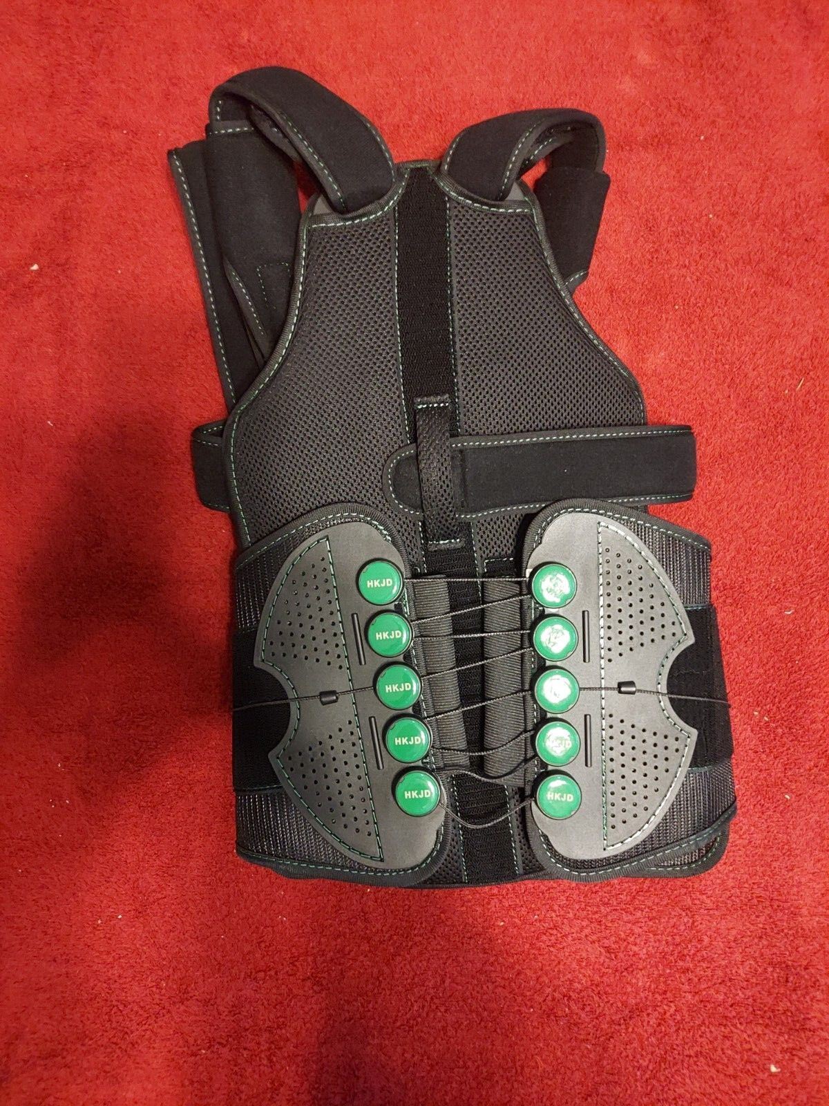 TLSO Thoracic Full Back Brace Hard Lumbar Support for Men and Women (S/M)