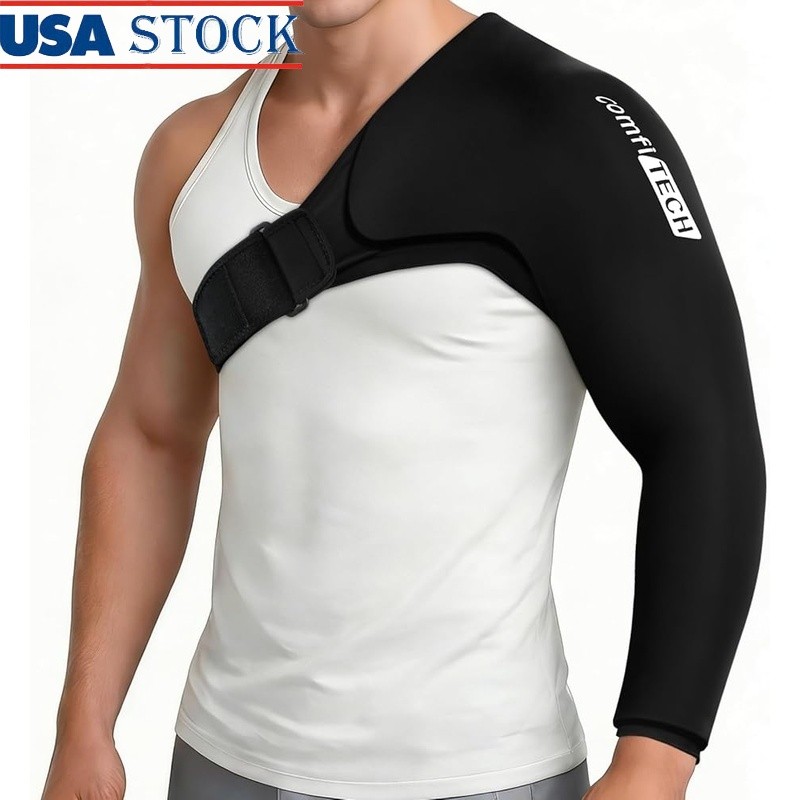 Shoulder Elbow Wrist Ice Compression Sleeve Arm Wrap Athletes Sports Recovery US