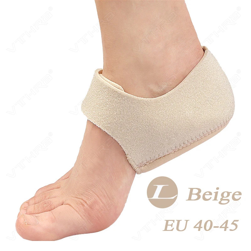 Pain Relief for Plantar Fasciitis Sock Worn Gel Heel Pad for Shoes Thin