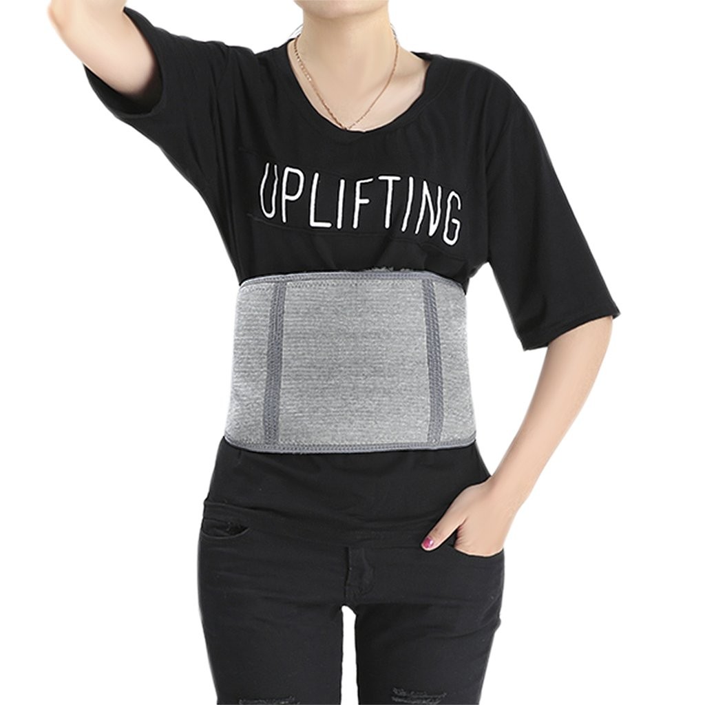 Unisex Winter Thicken Thermal Cashmere Waist Warmer Lumbar Belt Cozy Warm Abd…