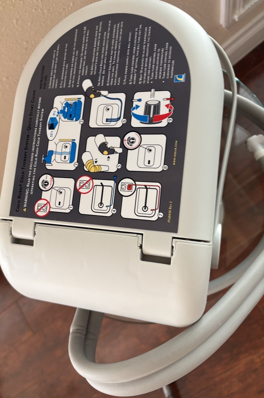 Össur Cold Rush Therapy System w/ Universal FOR PARTS ONLY