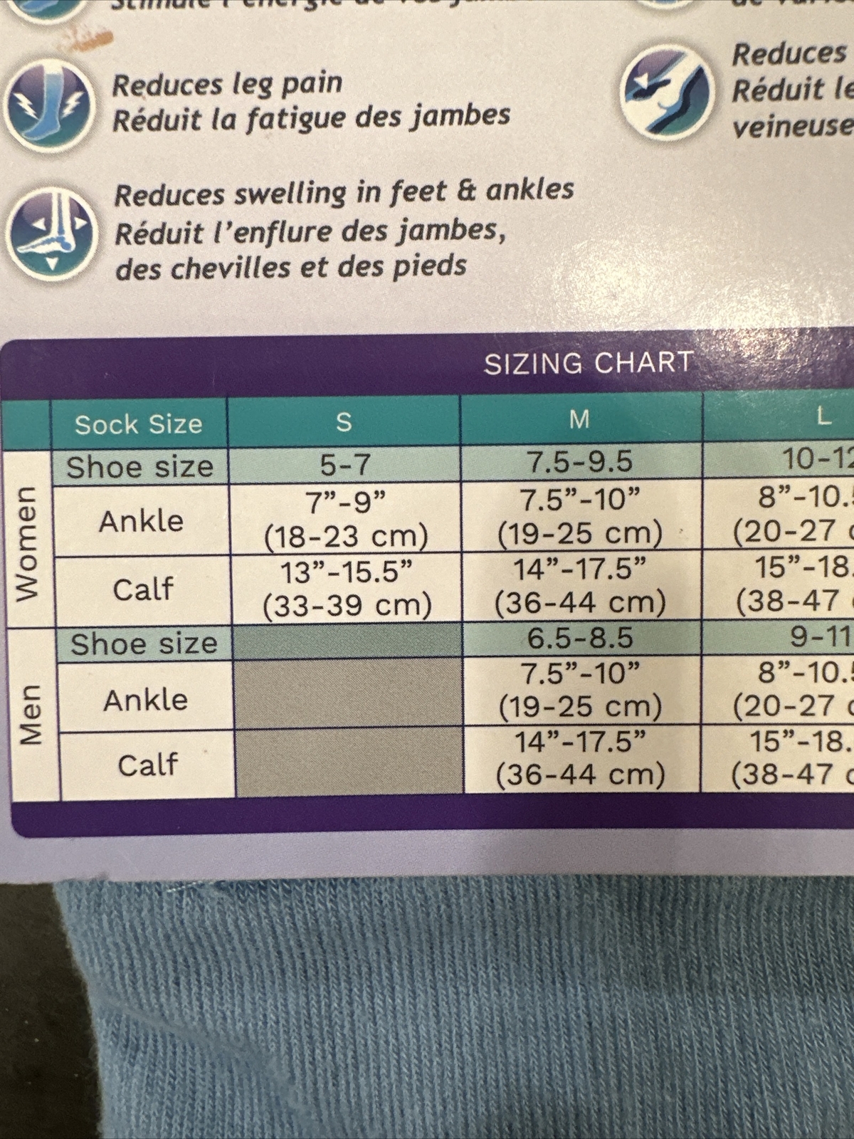 Dr Segal’s Compression Energy Socks Men/Women 15-20 mmHg Size Medium – NEW!