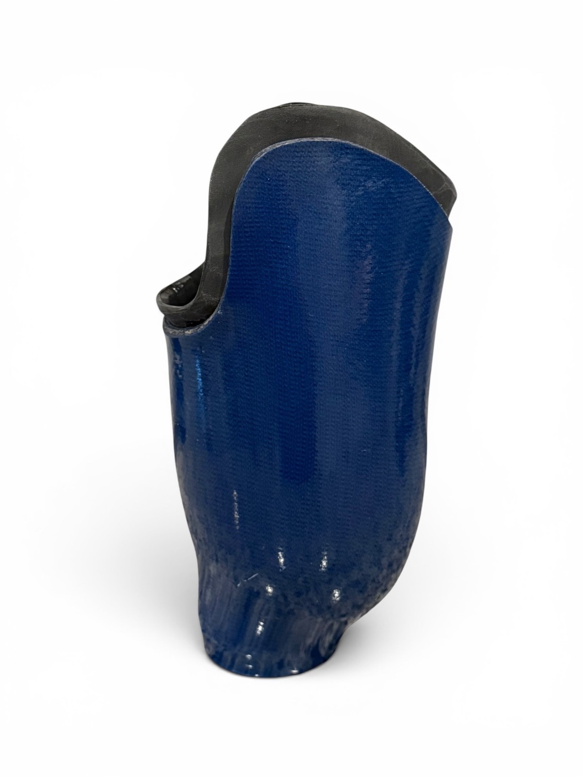 Right below the knee prosthetic socket. Not for medical use.