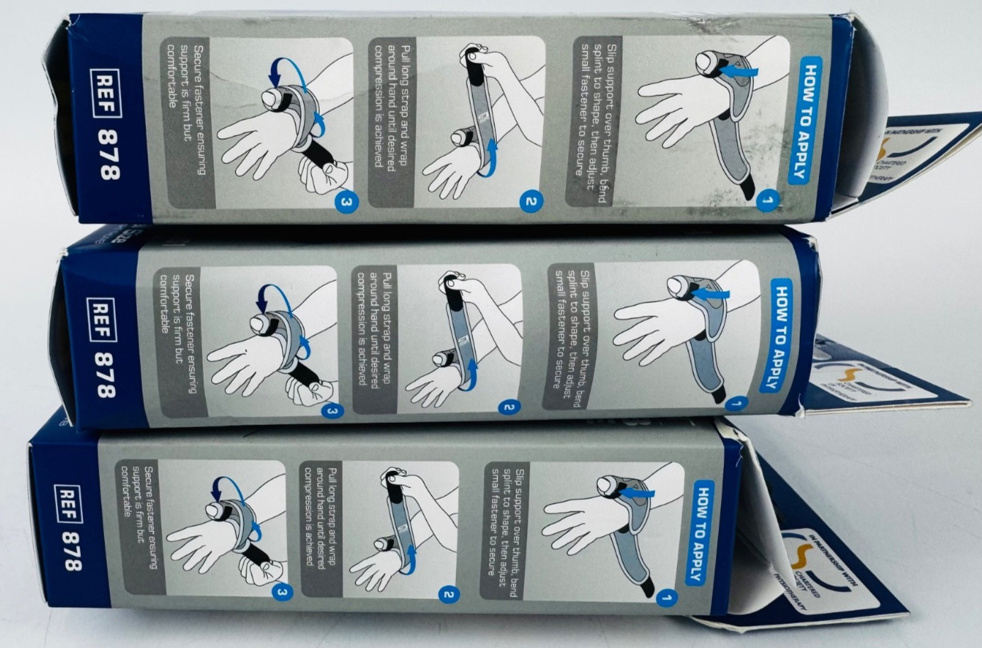 Neo G Easy-Fit Thumb Brace One Size Fits Most Right Or Left 3 Pack