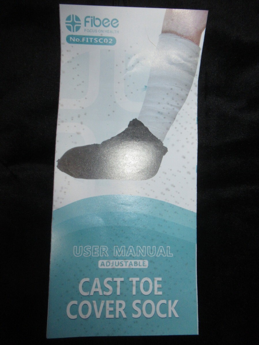 Cast Toe Cover Sock for Foot Leg Cast Cover Long Men Women Non Slip Keep Warm
