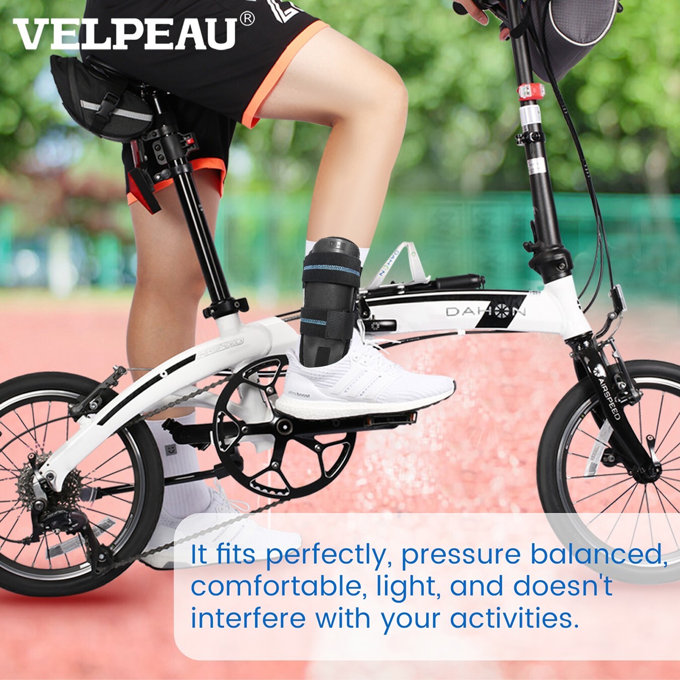 VELPEAU Ankle Brace – Stirrup Ankle Splint – Stabilizer Suppor for Sprains S/L