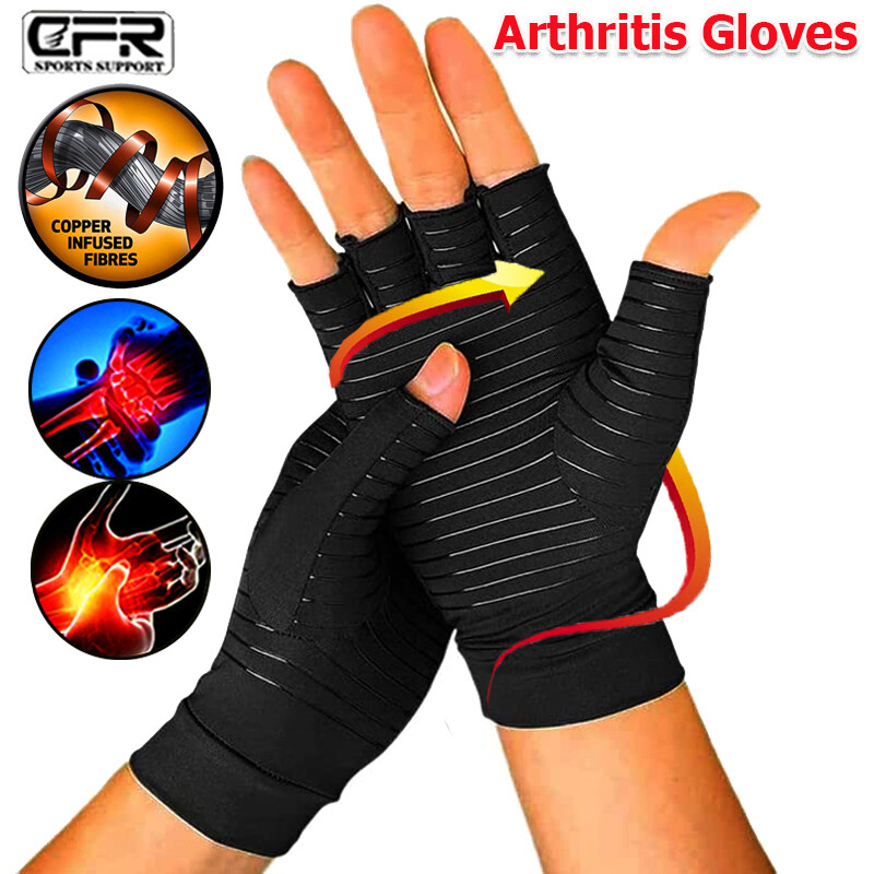 Cooper Anti Arthritis Gloves Wrist Hand Health Compression Therapy Rheumatoid