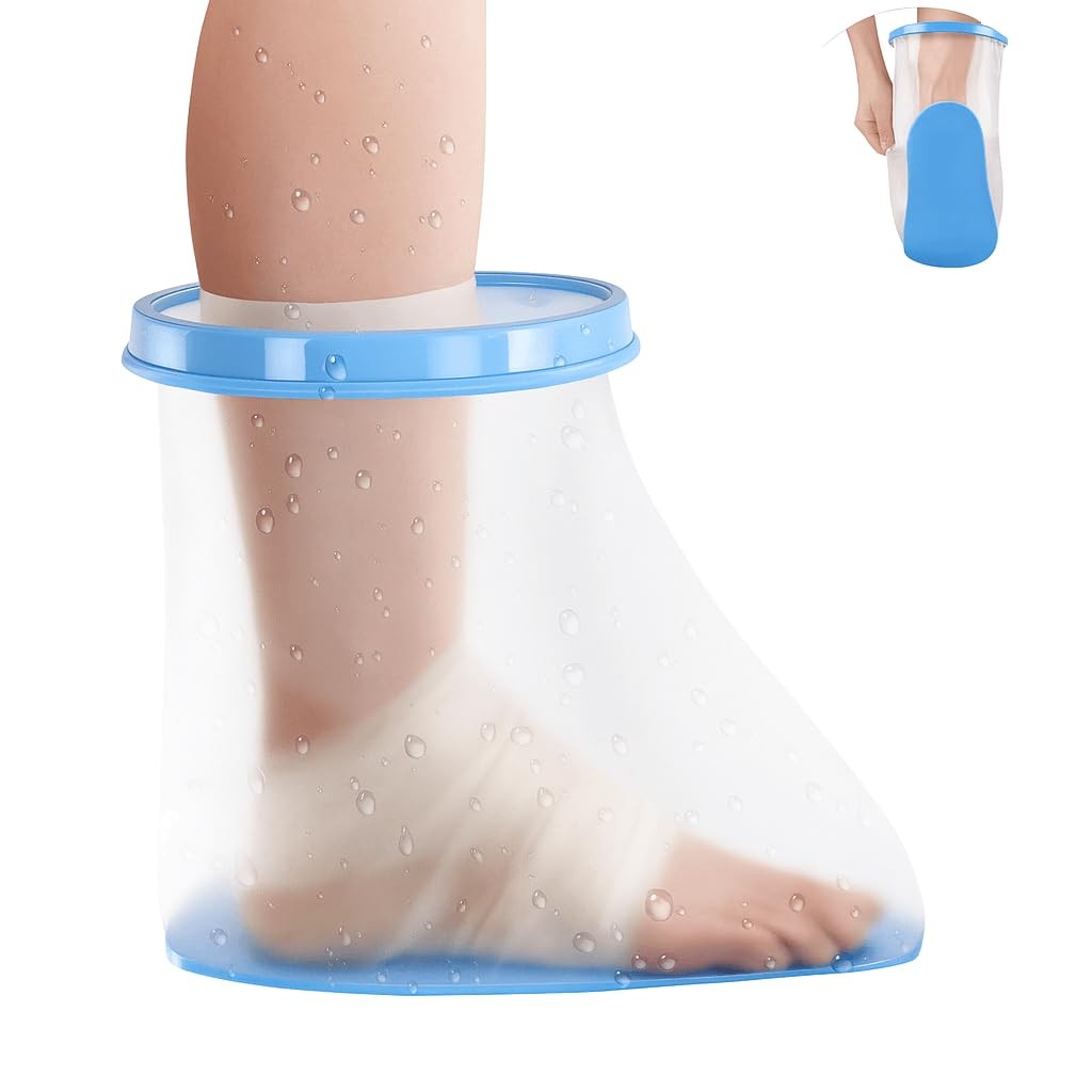Fxdunjr Waterproof Foot Cast Cover for Shower Adult New-Foot & Ankle