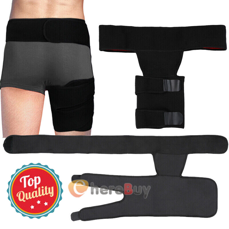 Copper Brace Compression Groin Thigh Sleeve Hip Support Wrap for Sciatic Nerve