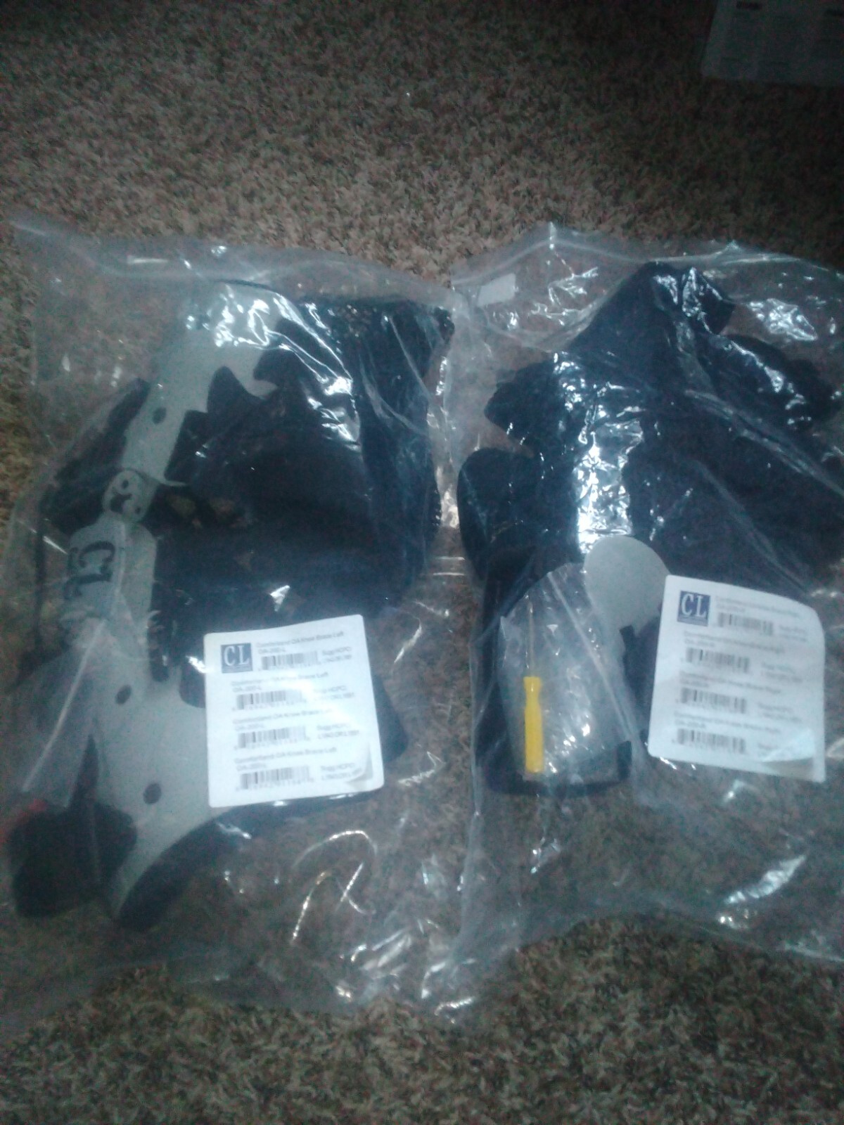 2 Comfortland OA-200-L, OA-200-R Knee Brace Left & Right (Pair) (h)