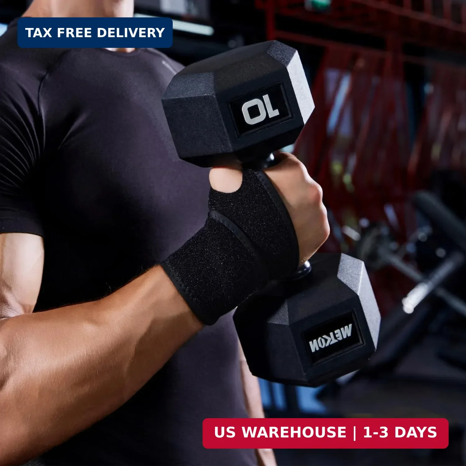 2 Pack Wrist Brace Wraps – Carpal Tunnel Support for Pain, Arthritis Relief