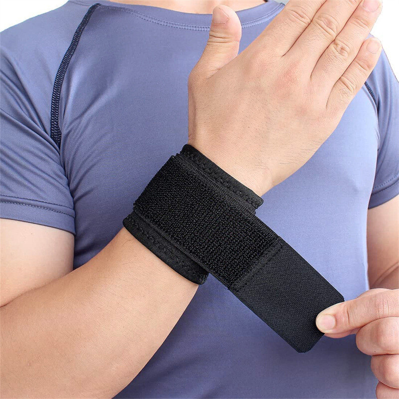 Sports Wrist Band Brace Wrap Adjustable Support Gym Strap Carpal Tunnel Bandage