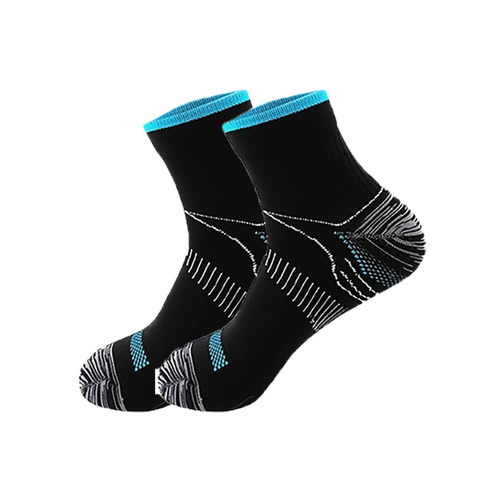 1 Pair Compression Socks Ankle Support Brace Foot Pain Relief Plantar Fasciitis