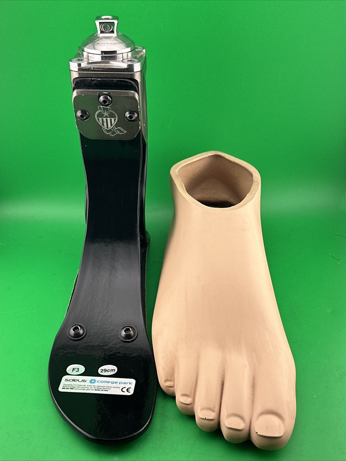 Right College Park Collegepark Soleus Prosthetic Foot. Size 29. Category 3
