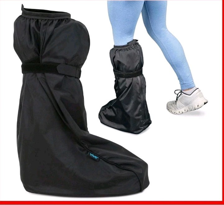 Walking Boot Cover Waterproof – for Medical Orthopedic Brace & Cast, Fractured