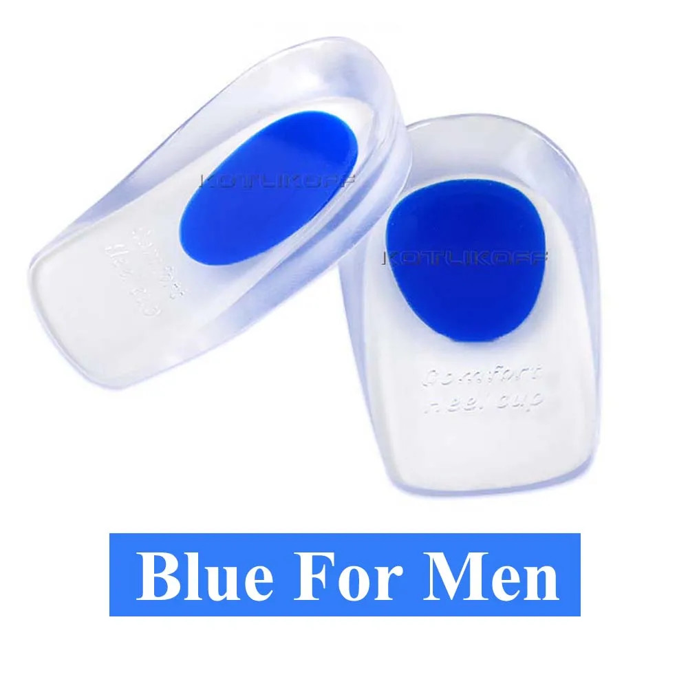 Soft Silicone Gel Insoles For Heel Spurs Pain Foot Cushion Foot Massag