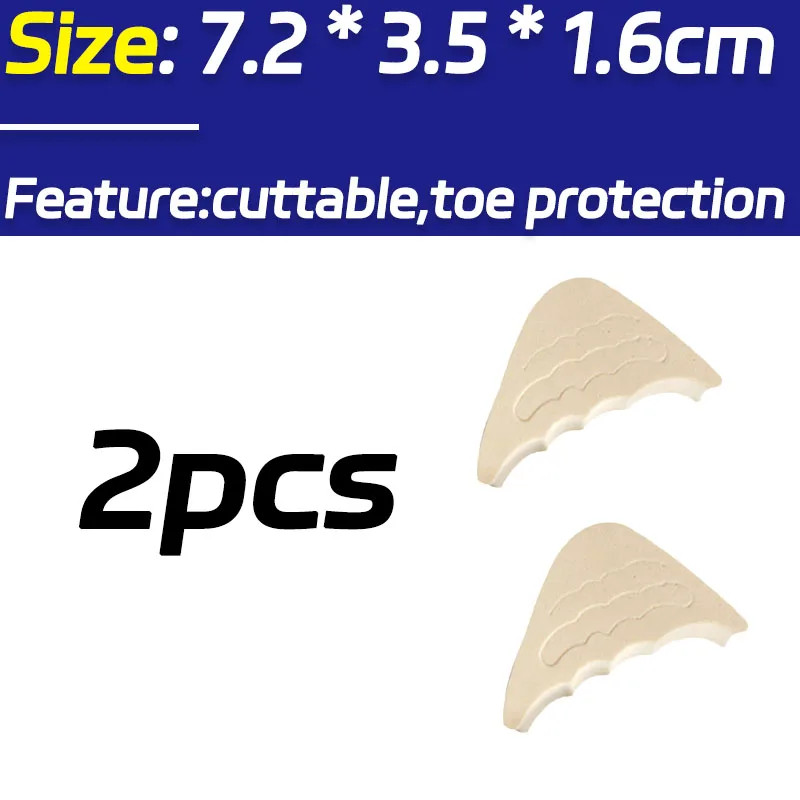 Women High Heels Forefoot Pad Boots Cushioning Half Insoles Reduce Shoe Size For