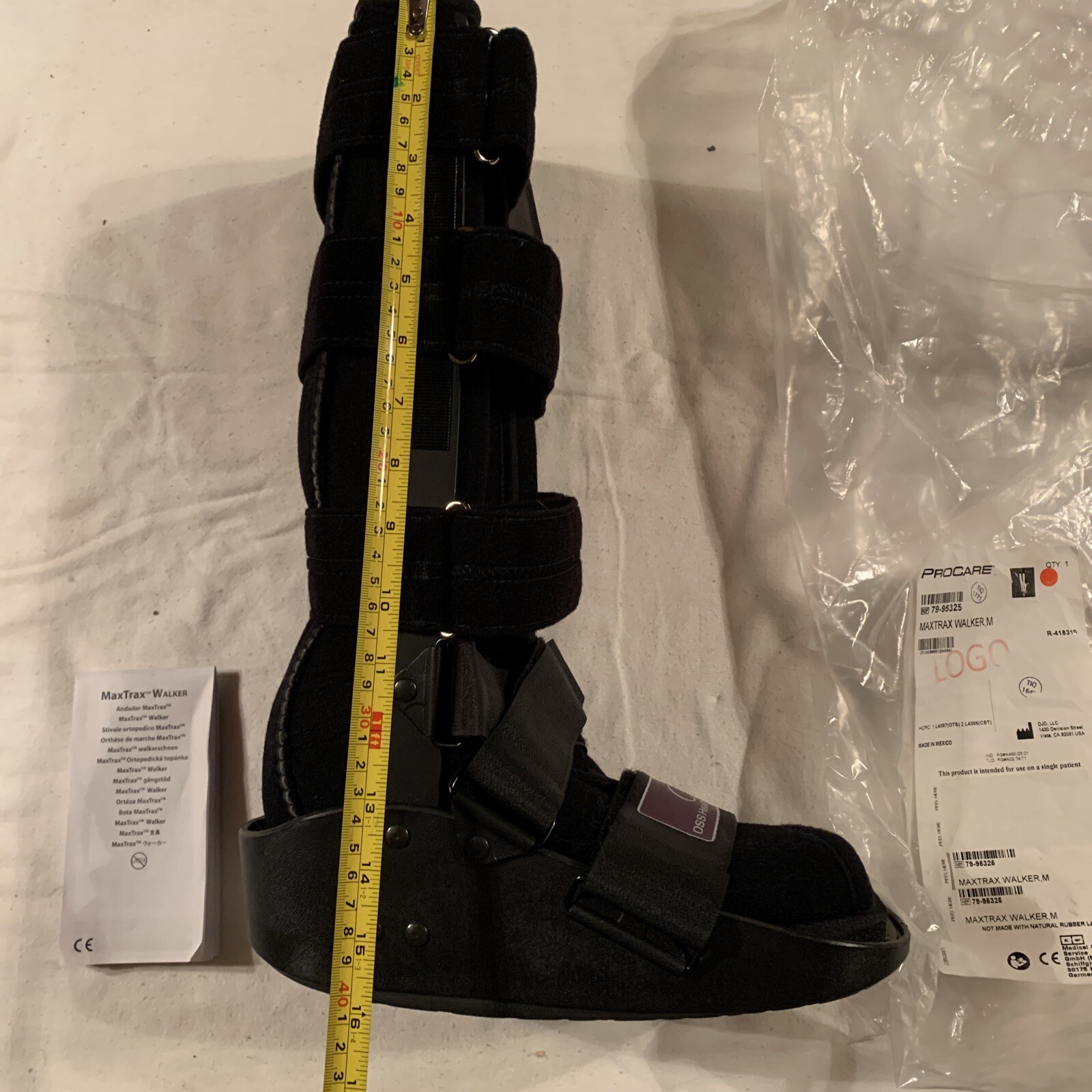 ProCare Maxtrax Walker,M 79-95325 Medium Black NEW
