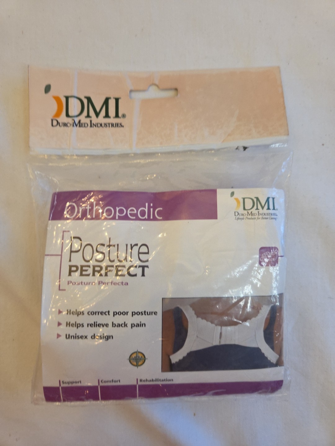 DMI Duro Med Industries Posture Perfect New! SEALED Package One Size Fits Most