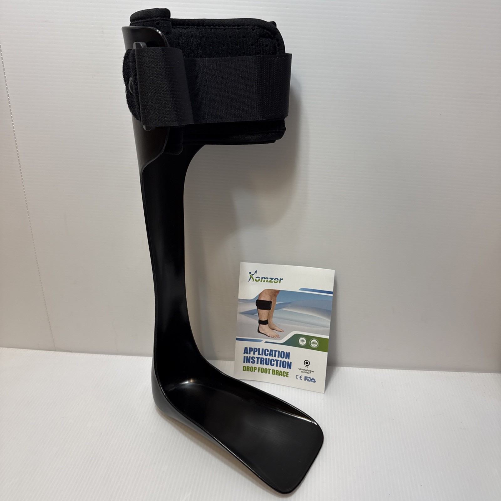 Komzer AFO Drop Foot Brace Ankle Foot Orthosis Support XL – Left Foot