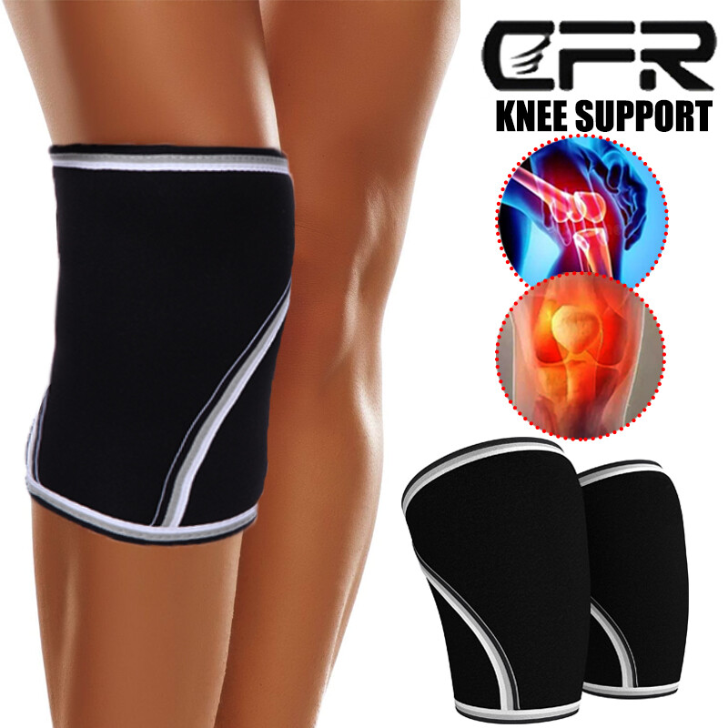 Knee Support Compression Sleeves Weightlifting 7mm Neoprene Sleeve Squats Brace