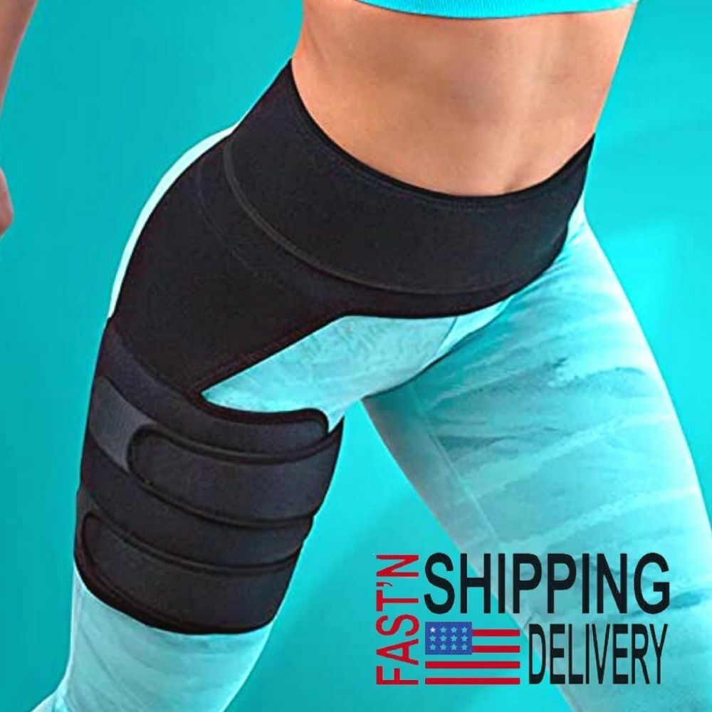 Groin Compression Hip Support Brace Hamstring Wrap Injury Recovery Pain Relief