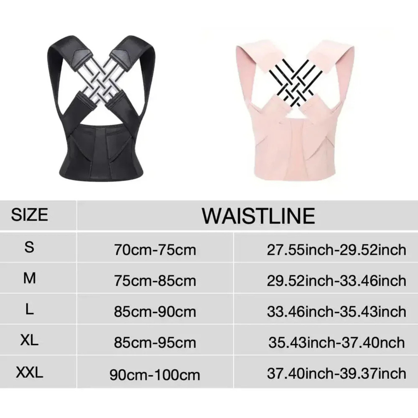 Posture Corrector Back Support Brace Adjustable Spine Shoulder Belt