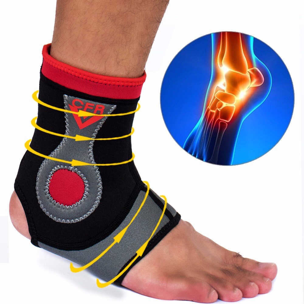 Copper Compression Ankle Support Brace Foot Sleeve – Plantar Swollen Pain Relief