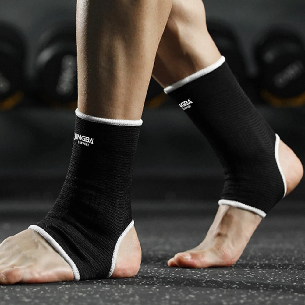 2Pcs Knitted Ankle Support For Sprains Arthritis Tendonitis Running Football.