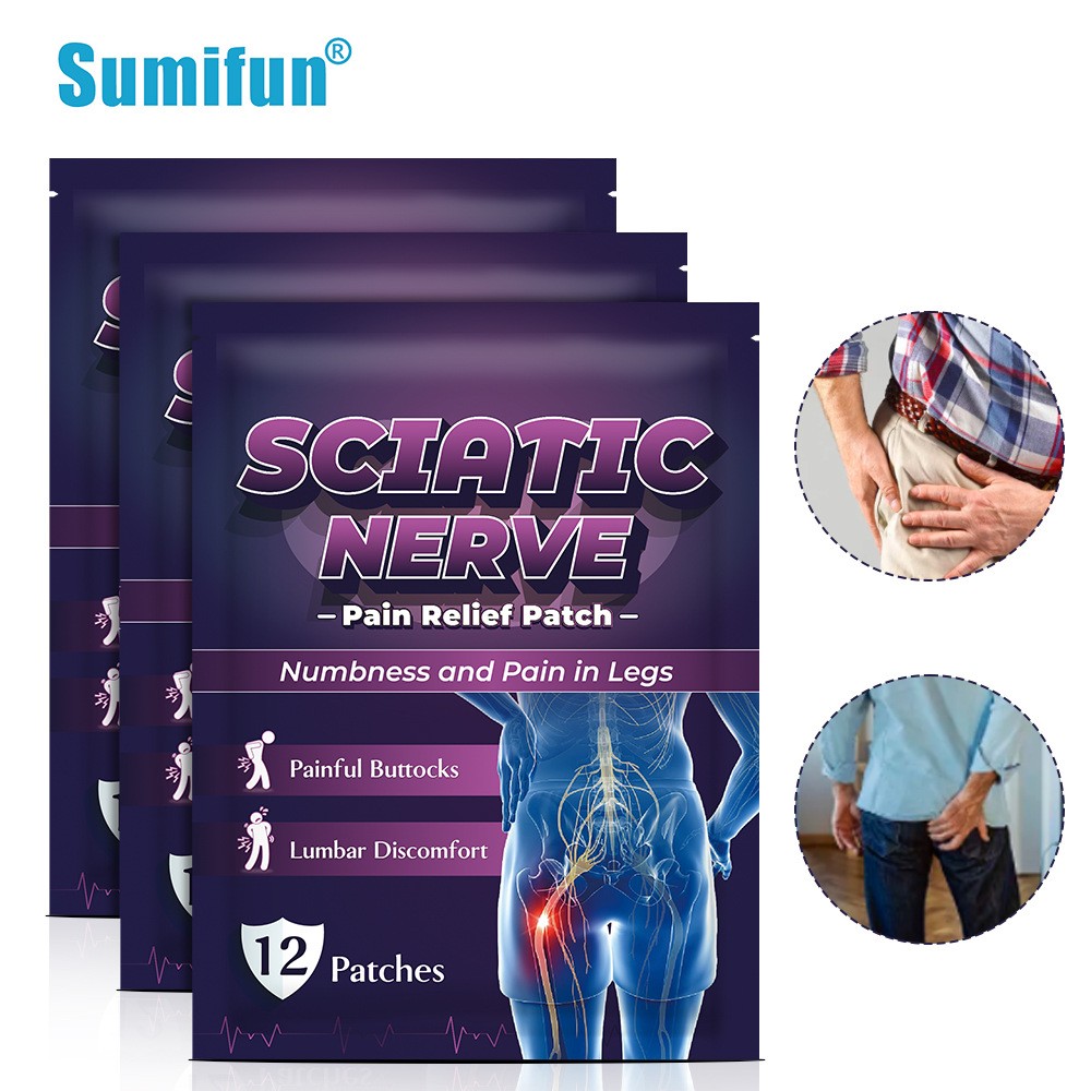1-3X Analgesic Adhesive Plaster Sciatic Nerve Relief Adhesive Patch Breathable