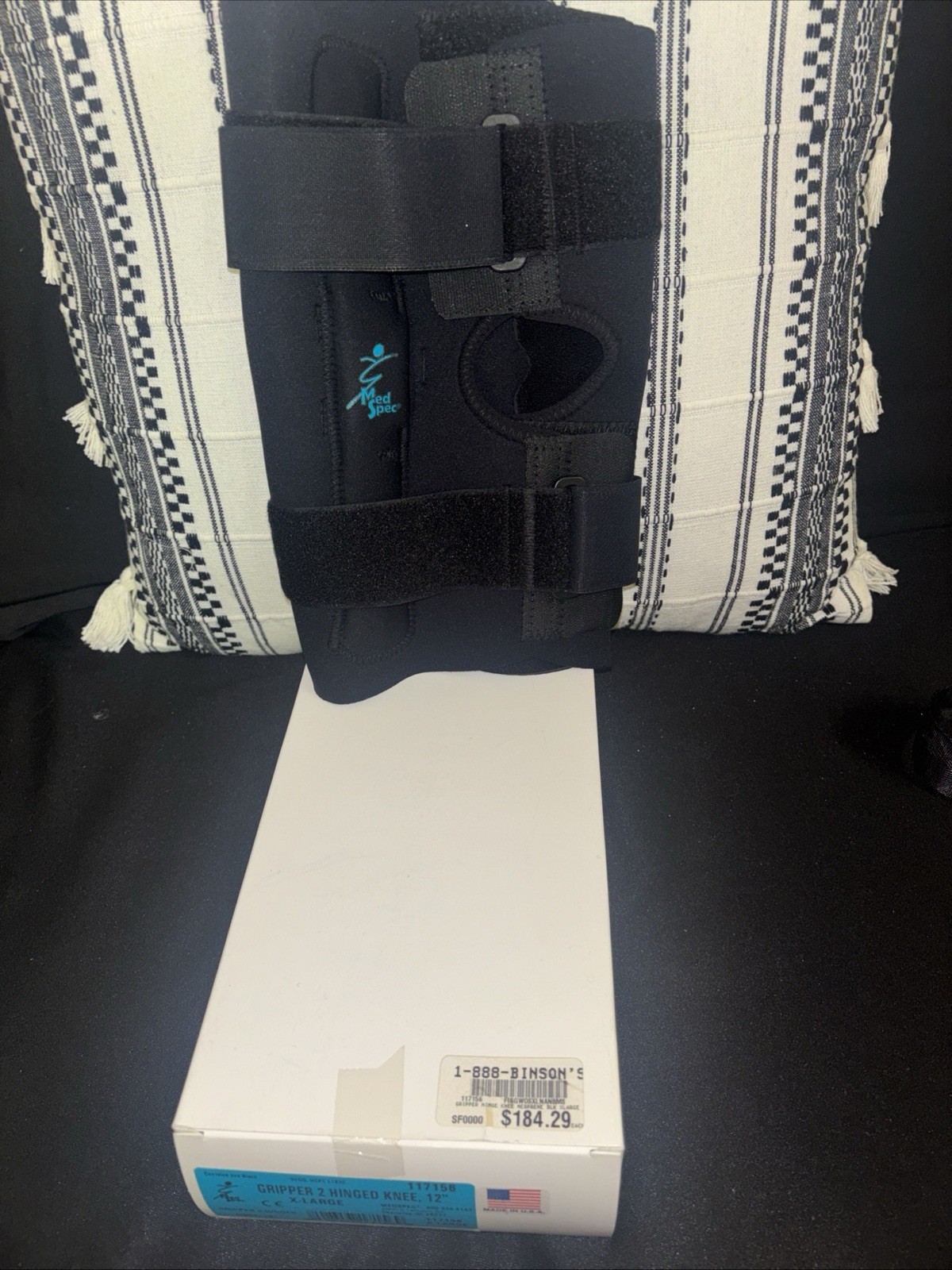 MedSpec Gripper Hinged Knee Brace with CoolFlex