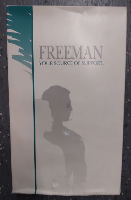 Freeman Lumbosacral Orthosis Model 983 Size 4XL UNISEX Support Brace W/ Inserts