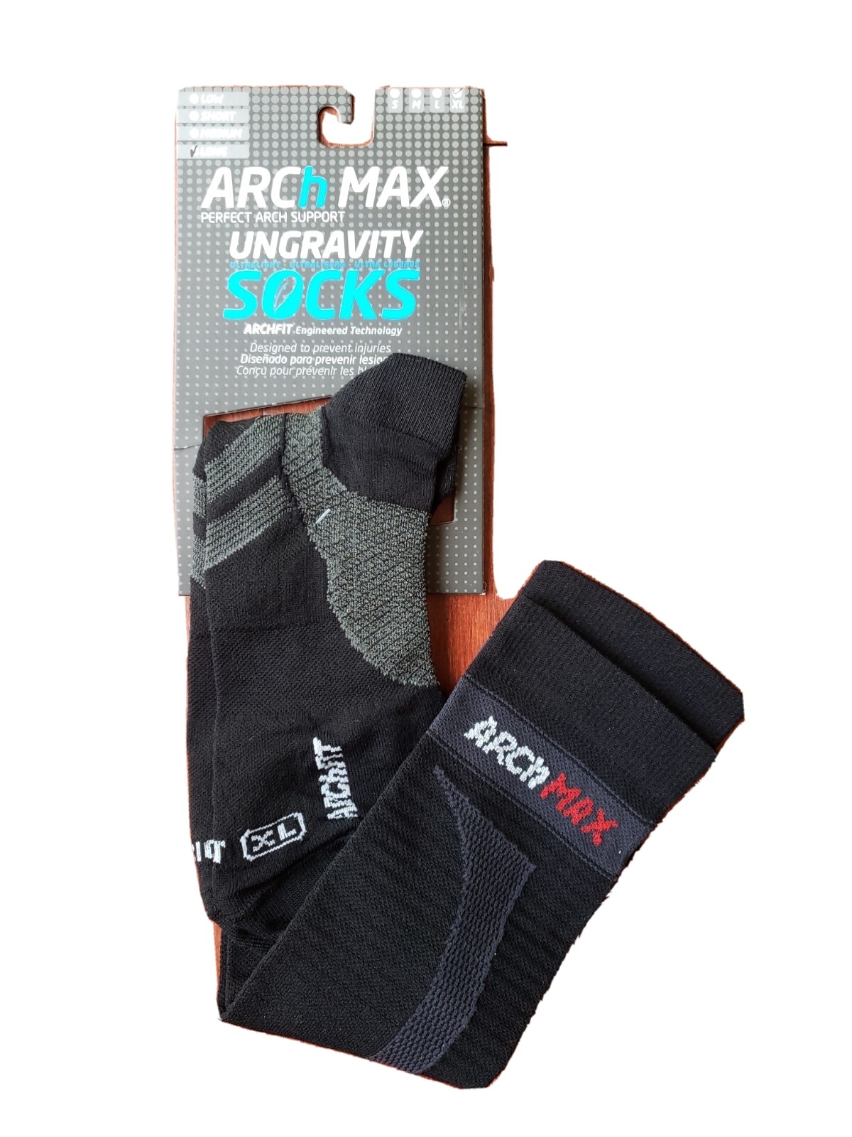 Arch Max Perfect Arch Support Ungravity Long Socks XL – NWT – New ONE Pair ONLY