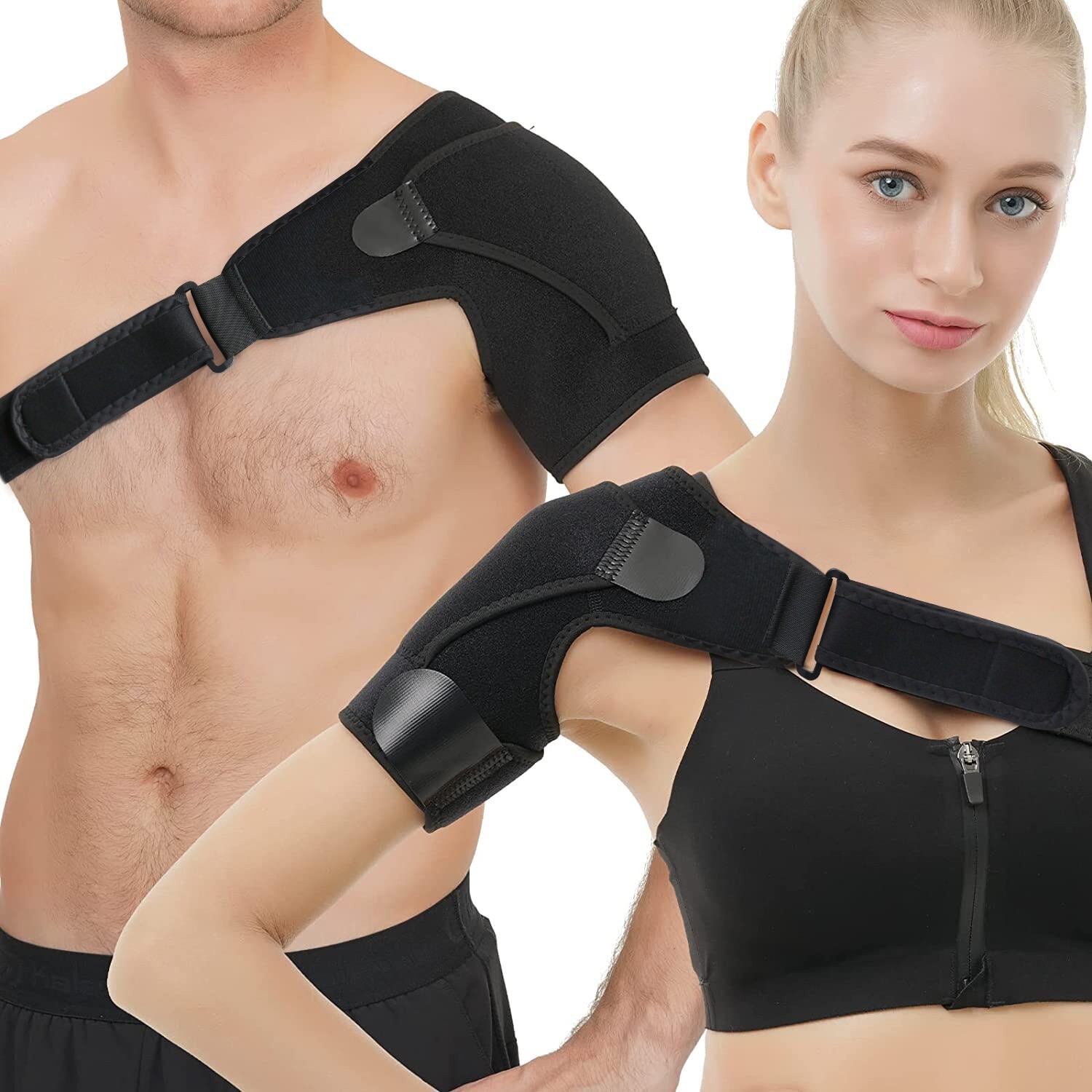 Shoulder Dislocation Support Wrap Pain Relief Strap Adjustable Shoulder Protecti