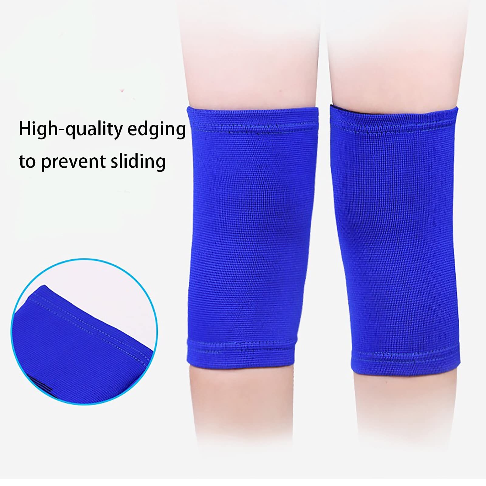 Black Small Kids Knee Brace Support Sport Protectors For Children Pair