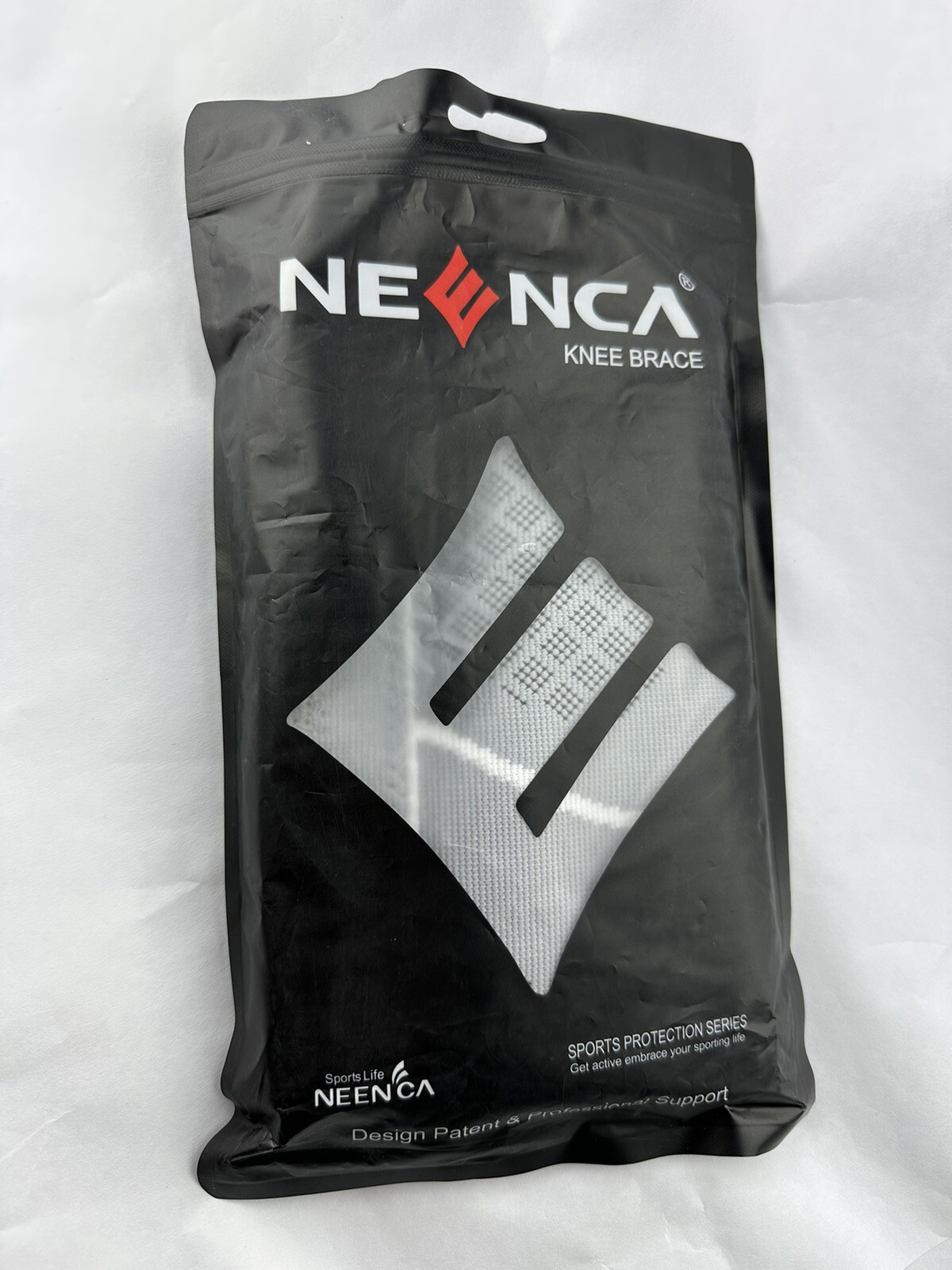 NEENCA 2 Pack Knee Brace Knee Compression Sleeve Support Size XXXL Gray & White