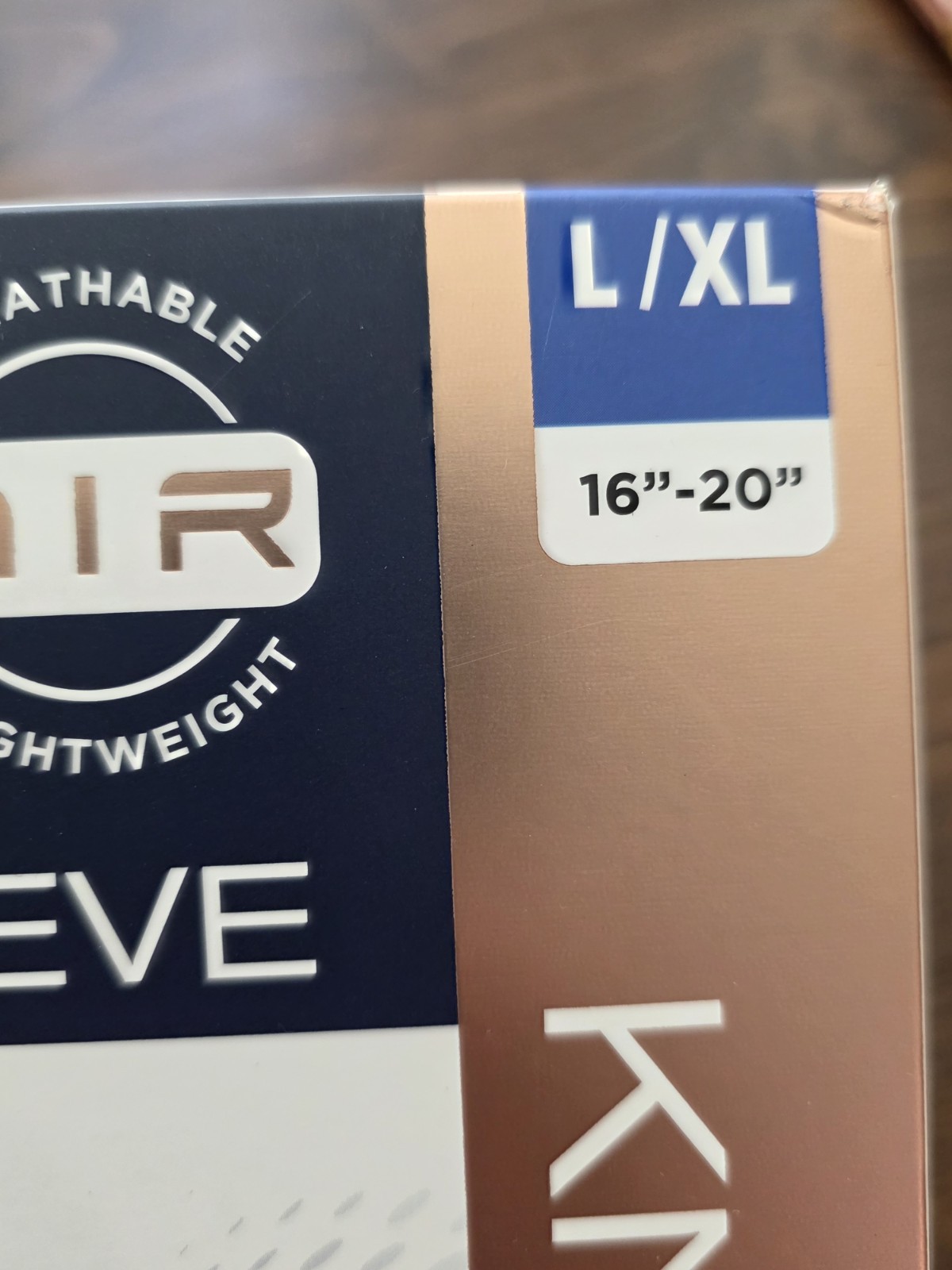 Copper Fit – Elite Knee Sleeve (L/XL) – 2 Pack Compression Support New NIB