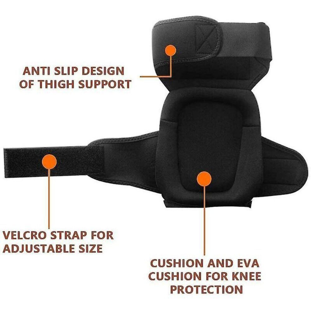 Work Knee Pads Soft Gel and Foam Padding with Anti Slip Straps